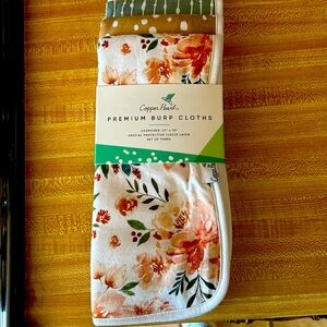 Copper pearl premium oversized burp cloths